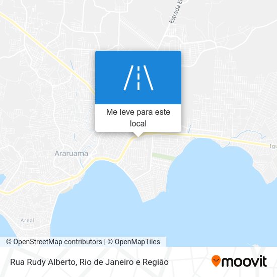Rua Rudy Alberto mapa