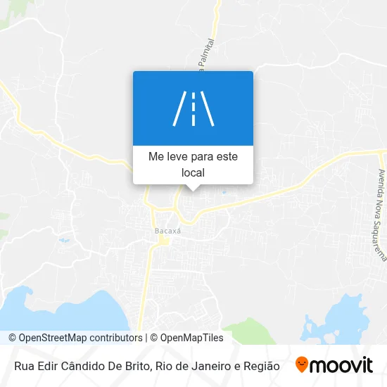 Rua Edir Cândido De Brito mapa