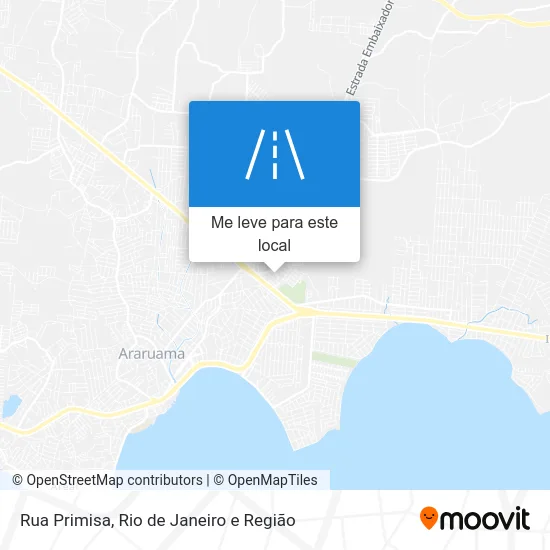 Rua Primisa mapa