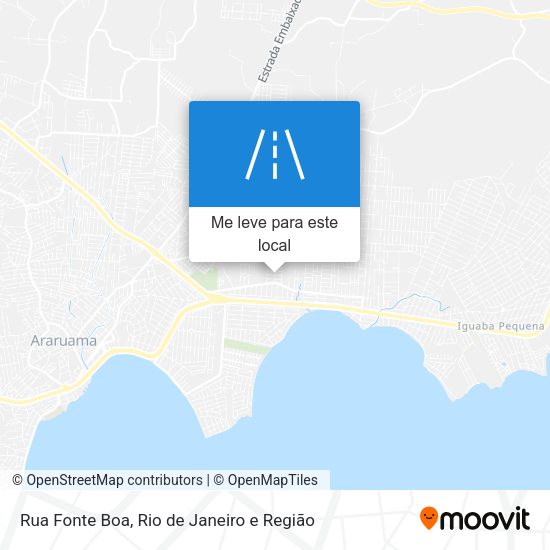Rua Fonte Boa mapa
