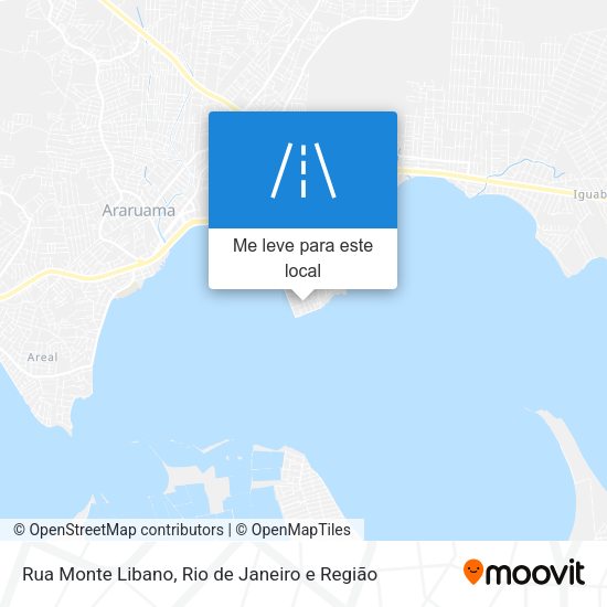 Rua Monte Libano mapa