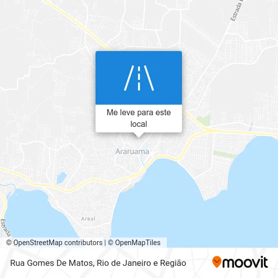 Rua Gomes De Matos mapa