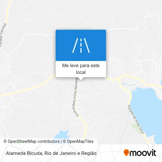 Alameda Bicuda mapa