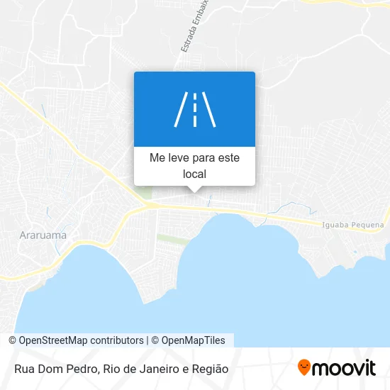 Rua Dom Pedro mapa