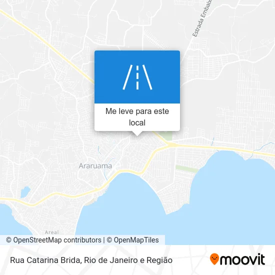 Rua Catarina Brida mapa