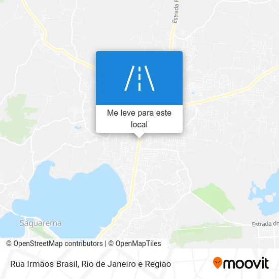 Rua Irmãos Brasil mapa