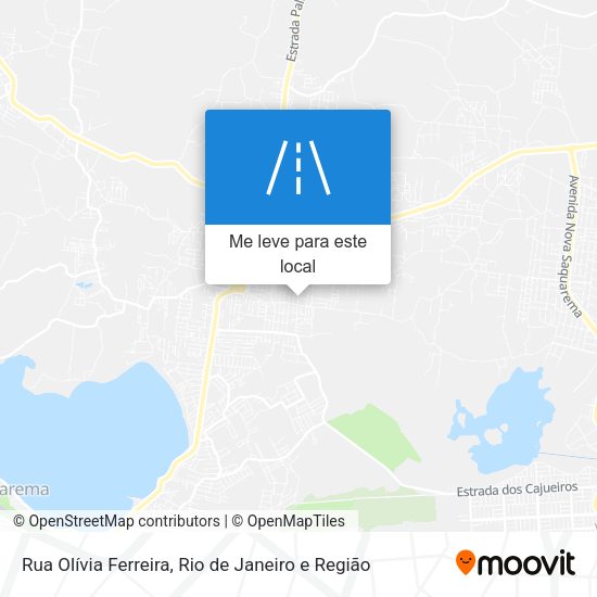 Rua Olívia Ferreira mapa
