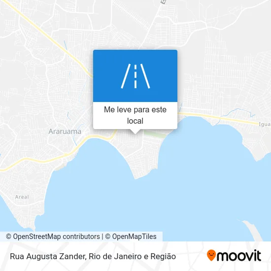 Rua Augusta Zander mapa