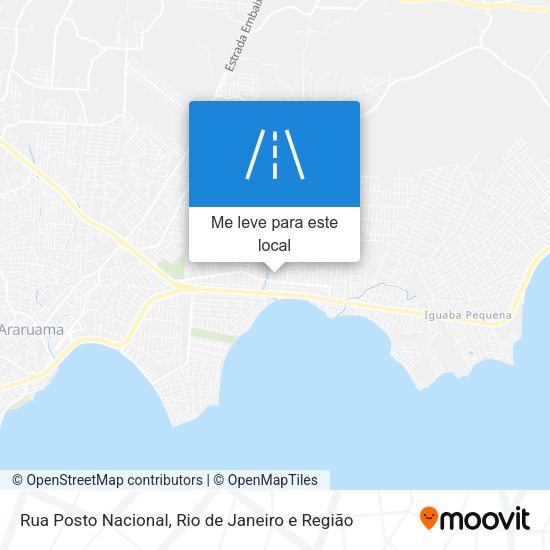 Rua Posto Nacional mapa