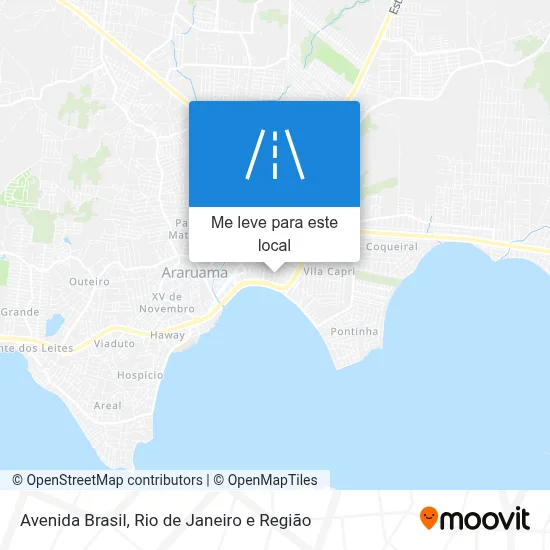 Avenida Brasil mapa