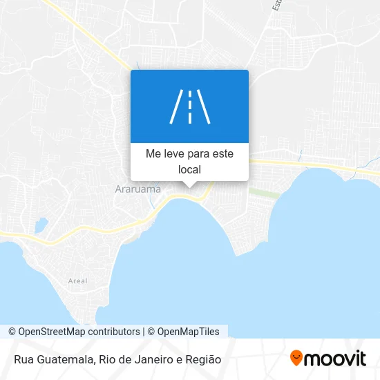 Rua Guatemala mapa