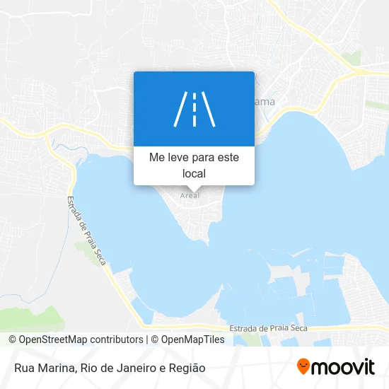 Rua Marina mapa