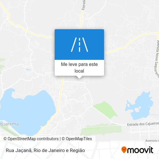 Rua Jaçanã mapa