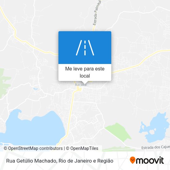 Rua Getúlio Machado mapa