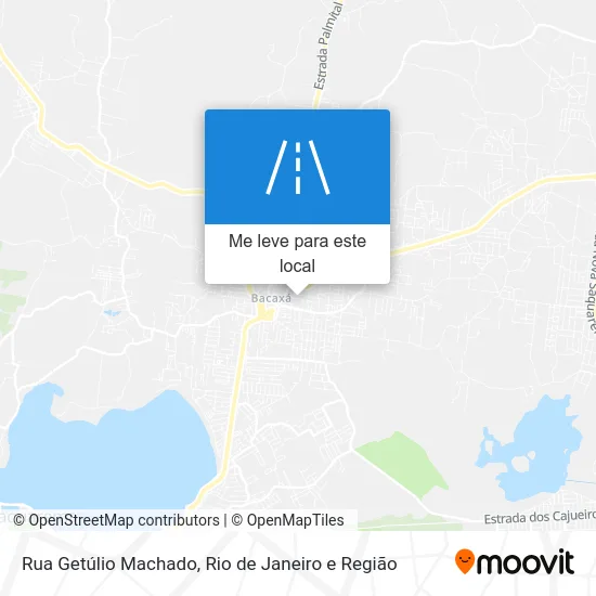 Rua Getúlio Machado mapa