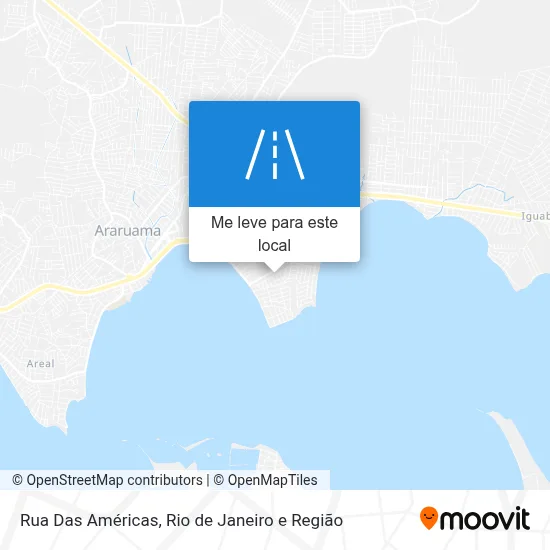 Rua Das Américas mapa