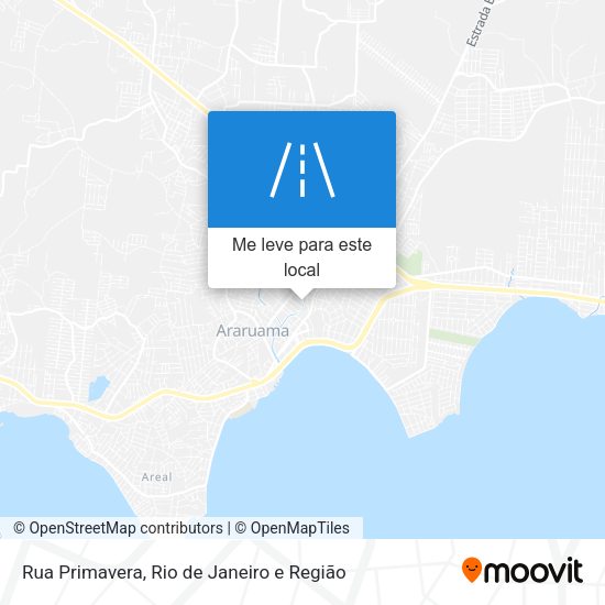Rua Primavera mapa