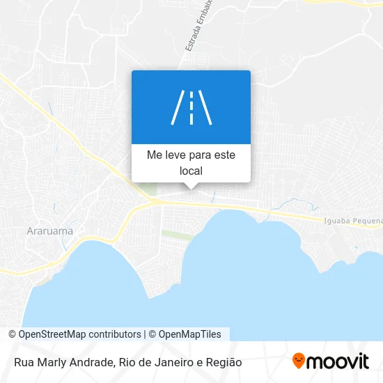 Rua Marly Andrade mapa