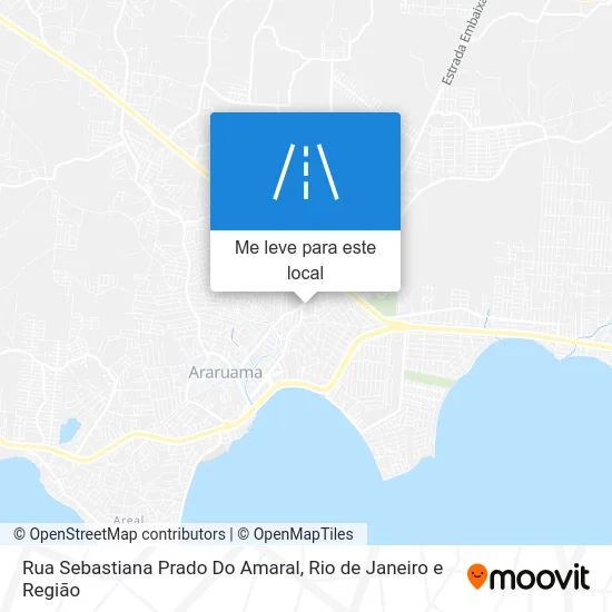 Rua Sebastiana Prado Do Amaral mapa