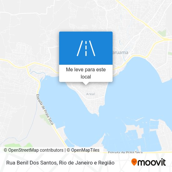 Rua Benil Dos Santos mapa