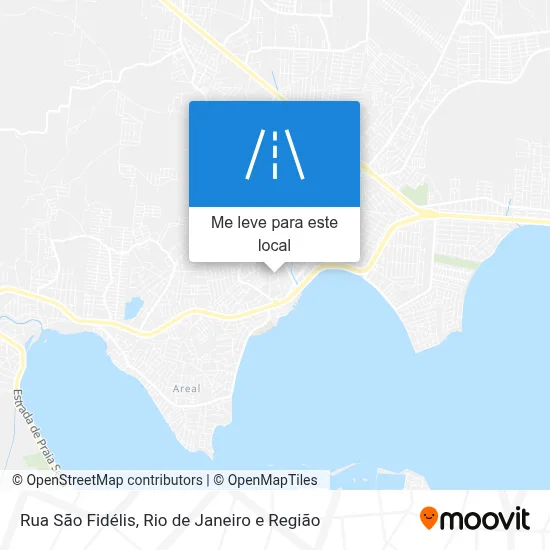 Rua São Fidélis mapa