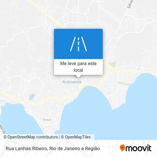 Rua Lanhas Ribeiro mapa