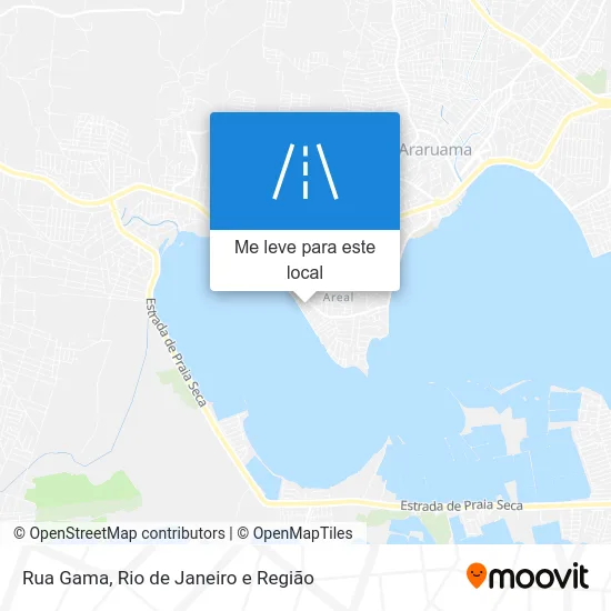 Rua Gama mapa
