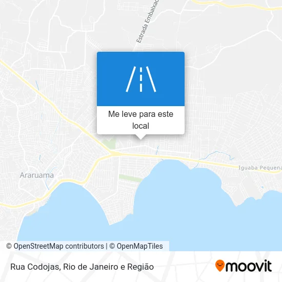 Rua Codojas mapa