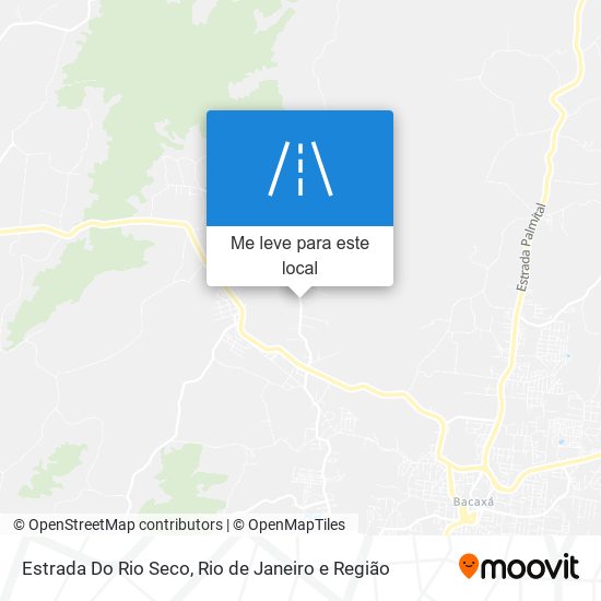 Estrada Do Rio Seco mapa