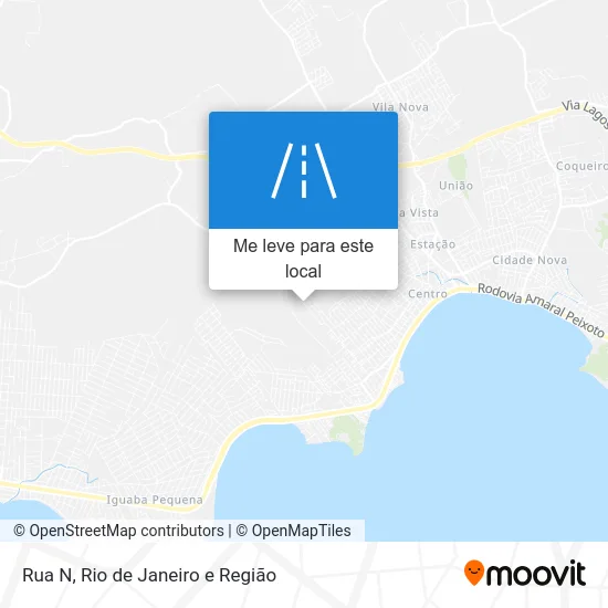 Rua N mapa