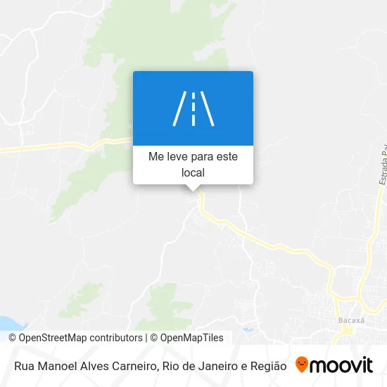 Rua Manoel Alves Carneiro mapa