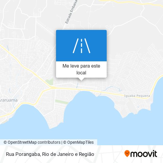 Rua Porangaba mapa