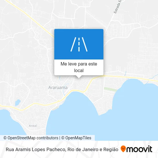 Rua Aramis Lopes Pacheco mapa