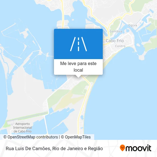 Rua Luis De Camões mapa