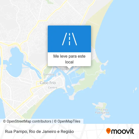 Rua Pampo mapa