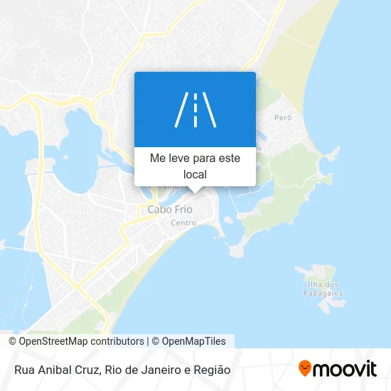 Rua Anibal Cruz mapa