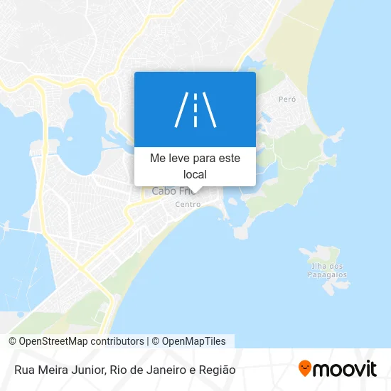 Rua Meira Junior mapa