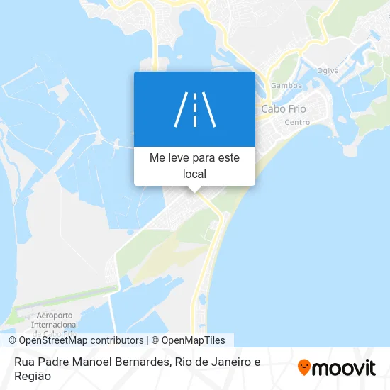 Rua Padre Manoel Bernardes mapa