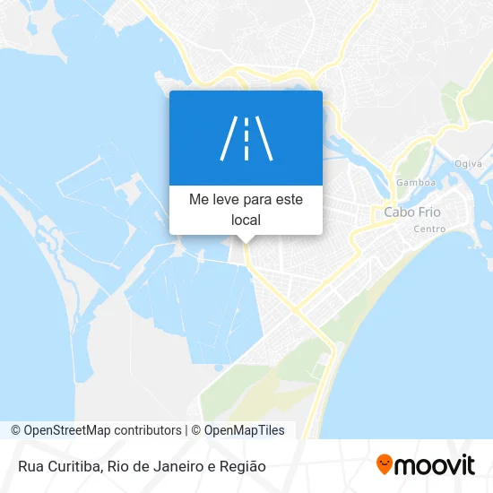 Rua Curitiba mapa