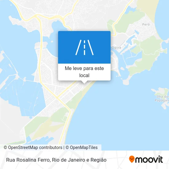 Rua Rosalina Ferro mapa