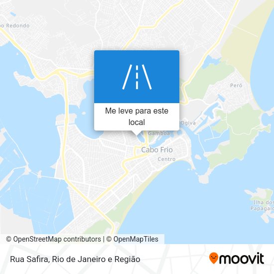Rua Safira mapa