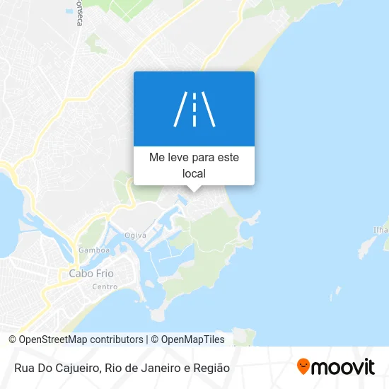 Rua Do Cajueiro mapa