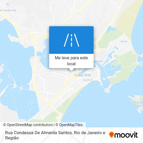 Rua Condessa De Almeida Santos mapa