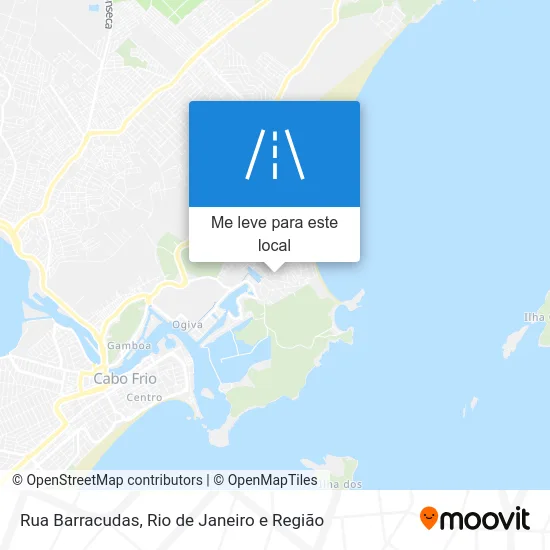 Rua Barracudas mapa