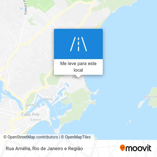 Rua Amélia mapa