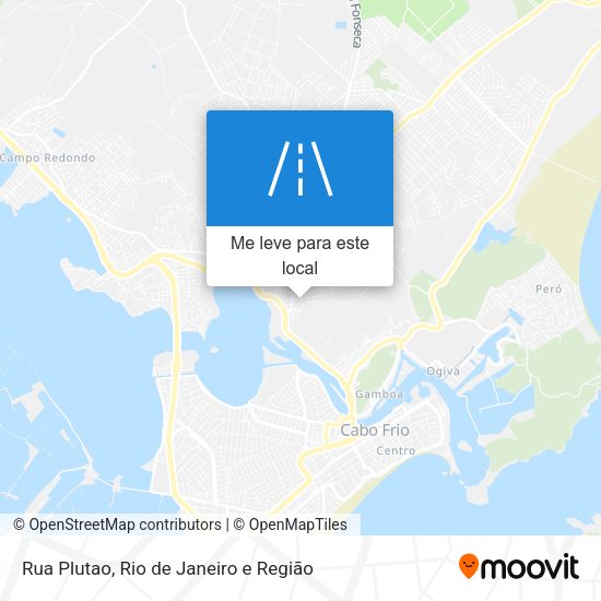 Rua Plutao mapa