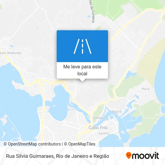 Rua Silvia Guimaraes mapa