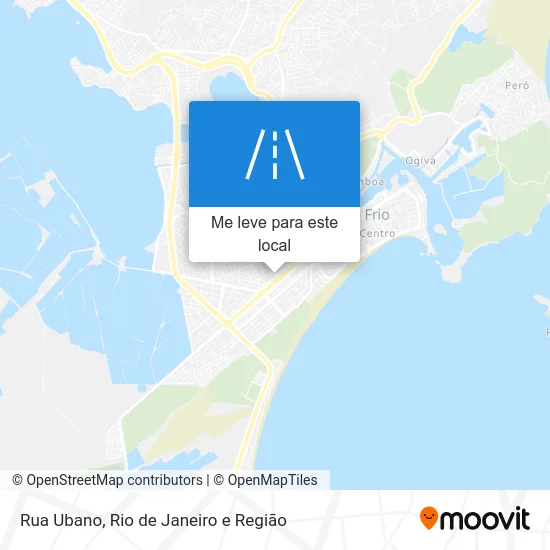 Rua Ubano mapa
