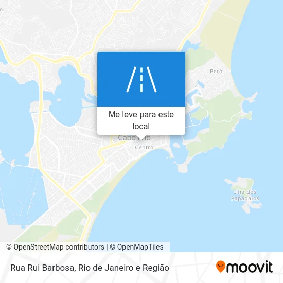 Rua Rui Barbosa mapa