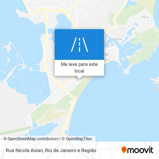Rua Nicola Aslan mapa